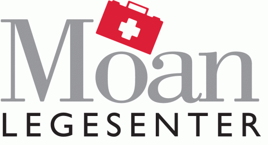 Moan legesenter/Levanger SpesialistSenter sin logo
